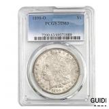 1890-O Morgan Silver Dollar PCGS MS63