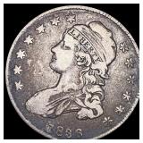 1836 Capped Bust Half Dollar NICELY CIRCULATED