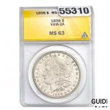 1898 Morgan Dollar VAM-2A ANACS MS63
