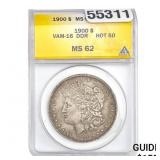 1900 Morgan Dollar VAM-16 ANACS MS62