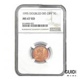 1995 Doubled Die Obv 1C NGC MS67 RD