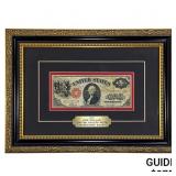 1917 $1 LEGAL TENDER USN FRAMED