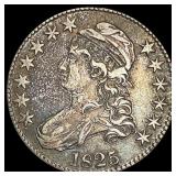 1825 Capped Bust Half Dollar LIGHTLY CIRCULATED