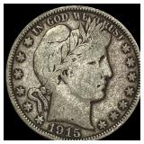 1915-D Barber Half Dollar NICELY CIRCULATED