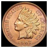 1907 Indian Head Cent GEM BU
