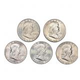 1950-1962 [5] Franklin Half Dollar