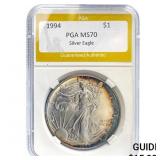 1994 Silver Eagle PGA MS70