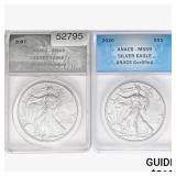 2007-2020 [2] Silver Eagle ANACS MS69