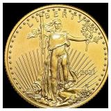2021 $10 American Gold Eagle 1/4 oz SUPERB GEM BU