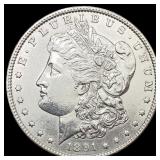 1891-S Morgan Silver Dollar UNCIRCULATED