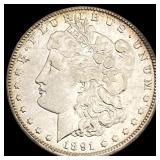 1891 Morgan Silver Dollar CLOSELY UNCIRCULATED