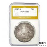 1875-S Trade Dollar PGA MS63