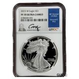 2023-W Proof ASE NGC PF70 UCAM Moy Hand-Signed