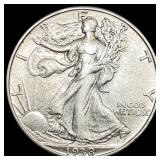 1938-D Walking Liberty Half Dollar NEARLY UNCIRCUL