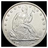 1874 Seated Liberty Half Dollar UNCIRCULATED