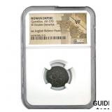 Roman Quintillus, AD 270 BI Dbl-Denarius NGC VF