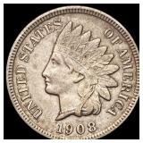 1908-S Indian Head Cent CHOICE AU