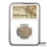 Alexandria Hadrian, AD 117-138 BI Tetradrachm NGC