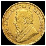 1896 South Africa 1/2 Pond CLOSELY UNCIRCULATED