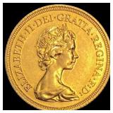 1980 UK Gold Sovereign GEM BU