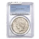 1923-S Silver Peace Dollar PCGS MS61