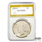 1923-S Peace Dollar PGA MS64+