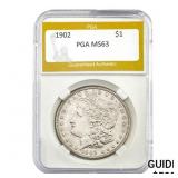 1902 Morgan Silver Dollar PGA MS63