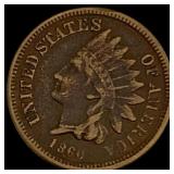 1860 Indian Head Cent CLOSELY UNCIRCULATED