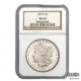 1881-S Morgan Silver Dollar NGC MS66