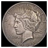 1928 Peace Dollar LIGHTLY CIRCULATED