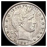 1897 Barber Quarter CLOSELY UNCIRCULATED