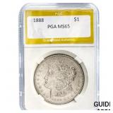 1888 Morgan Silver Dollar PGA MS65
