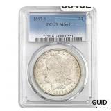 1897-S Morgan Silver Dollar PCGS MS61