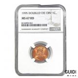 1995 Doubled Die Obv 1C NGC MS67 RD