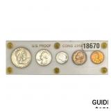1956 US Proof Set [5 Coins]