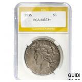 1935 Peace Dollar PGA MS63+