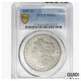 1887-O Morgan Silver Dollar PCGS MS63