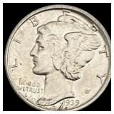 1939 Mercury Dime GEM BU
