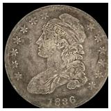 1836 Capped Bust Half Dollar NICELY CIRCULATED