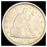 1875-S Twenty Cent Piece CHOICE AU