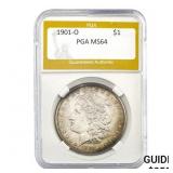 1901-O Morgan Dollar PGA MS64