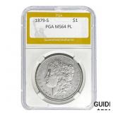 1879-S Morgan Dollar PGA MS64 PL