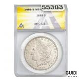 1889 Morgan Dollar ANACS MS63