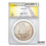 1883-O Morgan Dollar ANACS MS63