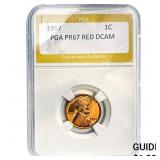 1957 1C PGA PR67 RED DCAM