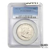 1963-D Franklin Half Dollar PCGS MS65