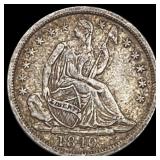 1849 Seated Liberty Half Dime NEARLY UNCIRCULATED