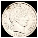 1903 Barber Dime UNCIRCULATED