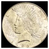 1928 Peace Silver Dollar CHOICE AU