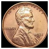 1931-S Lincoln Wheat Cent CHOICE BU